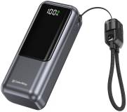 Павербанк ColorWay 10 000 mAh Urban PD/22.5W, QC/4.0, Gray CW-PB100LP03GR