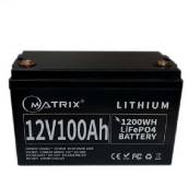 Аккумулятор Matrix 12.8V-100Ah 1,28kWh MLR 12100