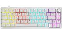 Клавиатура Ajazz AK690 Peach Mist Switch USB UA White AK690-PM-W