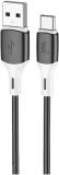 Кабель Wibrand USB 2.0 AM to USB-C 1.0m silicone black WI.DC/MA1B-UC