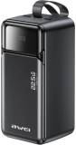 Павербанк Awei 50000mAh PA-106 22,5W PD 3xUSB-C black 6954284029537
