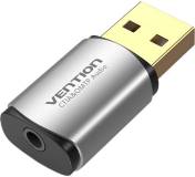 Аудиокарта Vention Audio USB 1х3,5mm jack 4pin Metal (OMTP-CTIA) CDLH0