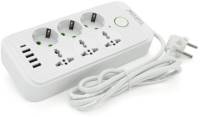 Фильтр VOLTRONIC F07U, 6 роз (3 EU+3 Universal), 4USB White F07U-White