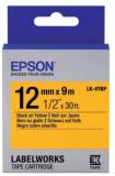 Картридж Epson Tape -LK-4YBP Black/Yellow C53S654008