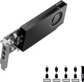Видеокарта Lenovo NVIDIA RTX A400 4GB mini-DP x4 GDDR6 Graphics Card 4X61Q73040