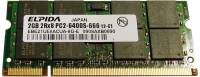 Память ELPIDA So-Dimm DDR2 2GB 800MHz EBE21UE8ACUA-8G-E