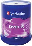 Подробнее о Verbatim DVD+R 16x 4.7G, CakeBox 100 43551