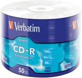 Подробнее о Verbatim CD-R 52x (B-50) 700Mb Wrap (43787)