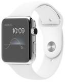 Подробнее о Apple iWatch 42mm Stainless Steel Case with White Sport Band MJ3V2