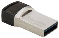 Подробнее о Transcend JetFlash 890 64GB Silver Type-C + USB 3.1 TS64GJF890S