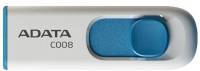 Подробнее о A-Data C008 64GB White+Blue USB 2.0 AC008-64G-RWE