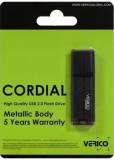 Флешка Verico Cordial 32GB Black USB 2.0 1UDOV-MFBK33-NN
