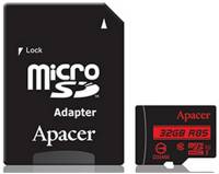 Подробнее о Apacer microSDHC 32GB UHS-I U1+adapter AP32GMCSH10U5-R