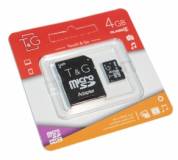 Подробнее о T&G microSDHC 4Gb class 4 + SD адаптер TG-4GBSDCL4-01