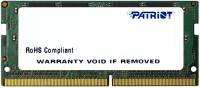 Подробнее о Patriot So-Dimm DDR4 4Gb 2400MHz CL17 PSD44G240082S