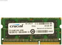 Подробнее о Crucial So-Dimm DDR3 4Gb 1600MHz CL11 CT51264BF160B