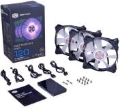 Подробнее о CoolerMaster MasterFan Pro 120 Air Flow RGB 3 in 1 With RGB LED Controller MFY-F2DC-113PC-R1