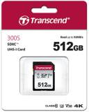 Подробнее о Transcend 300S SDXC 512GB UHS-I V30 U3 TS512GSDC300S