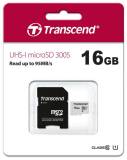 Подробнее о Transcend 300S microSDHC 16GB UHS-I U1 + adapter TS16GUSD300S-A