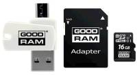 Подробнее о Goodram microSDHC 16GB Class 10 UHS-I + adapter + OTG Reader M1A4-0160R12
