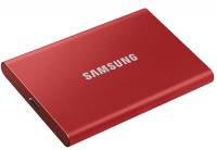 Подробнее о Samsung Portable SSD T7 Touch 2TB Red 3D TLC USB 3.2 Type-C MU-PC2T0R/WW