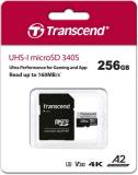 Подробнее о Transcend microSDXC 340S 256GB + Adapter TS256GUSD340S