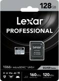 Подробнее о Lexar microSDXC Professional 1066x Silver 128GB + Adapter LMS1066128G-BNANG