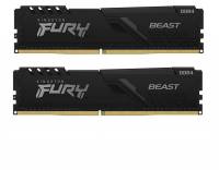 Подробнее о Kingston Fury Beast Black DDR4 64GB (2x32GB) 3200MHz CL16 Kit KF432C16BBK2/64