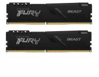 Подробнее о Kingston Fury Beast Black DDR4 16GB (2x8GB) 3200MHz CL16 Kit KF432C16BBK2/16