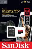 Подробнее о SanDisk Extreme Pro microSDXC 64GB + Adapter SDSQXCU-064G-GN6MA