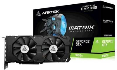 Видеокарта Arktek Matrix GeForce GTX 1660 Ti Dual Fan 6GB AKN1660TiD6S6GH1