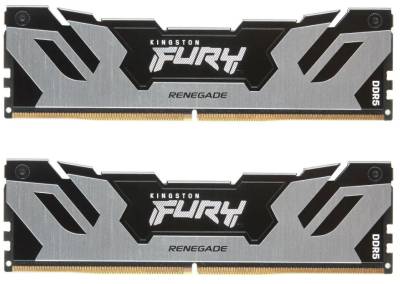 Память Kingston Fury Renegade Silver DDR5 32GB (2x16GB) 6400MHz CL32 Kit KF564C32RSK2-32