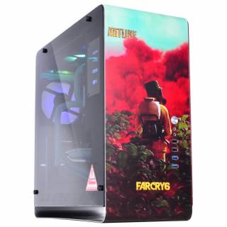 Корпус QUBE HAWK Aluminum Black FARCRY6 Printed (QBX4A_WBNU3PFC)