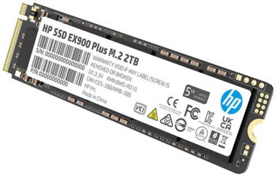 Накопитель Hewlett Packard HP SSD X900 Plus 2TB M.2 2280 NVMe PCIe Gen3 x4 3D NAND TLC 35M35AA#ABB