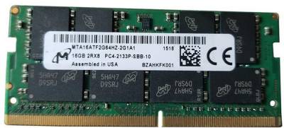 Память Micron So-Dimm DDR4 16GB 2133MHz CL15 MTA16ATF2G64HZ-2G1A1