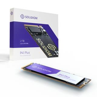 Внутренний HDD/SSD Solidigm P41 PLUS 2TB M.2 2280 NVMe PCIe Gen4 x4 QLC SSDPFKNU020TZX1