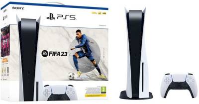 Игровая приставка Sony PlayStation 5 White с Blu-ray приводом + FIFA23 Bundle PS5BD_FIFA23