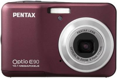 Фотоаппарат Pentax Optio E90 (Wine Red)