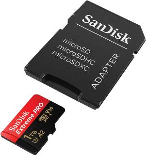 Флеш-карта SanDisk Extreme Pro microSDXC 1TB + Adapter SDSQXCD-1T00-GN6MA
