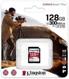 Флеш-карта Kingston Canvas React Plus SDXC 128GB SDR2/128GB