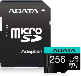 Флеш-карта A-Data microSDXC Premier Pro 256GB + Adapter AUSDX256GUI3V30SA2-RA1