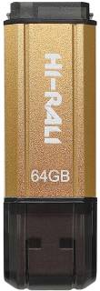 Флешка HI-RALI Stark series 64GB Gold USB 2.0 HI-64GBSTGD