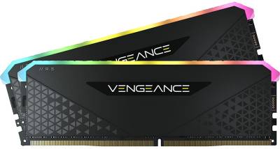 Память Corsair Vengeance RGB RS Black DDR4 16GB (2x8GB) 3200MHz CL16 Kit CMG16GX4M2E3200C16