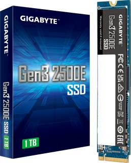 Внутренний HDD/SSD Gigabyte Gen3 2500E SSD 1TB M.2 2280 NVMe PCIe Gen3 x4 TLC G325E1TB