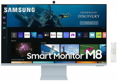 Монитор Samsung 32 Smart Monitor M8 UHD/4K with Streaming TV and SlimFit Camera (S32BM80BUUX)