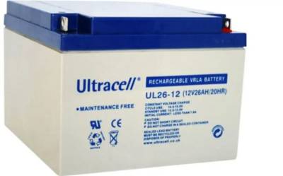 Аккумулятор Ultracell 12V-26Ah, AGM (UL26-12)