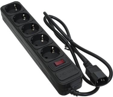 Фильтр Patron M3*1MM2 (SP-1053U) 5 РОЗЕТОК BLACK (EXT-PN-SP-1053U) EXT- PN-SP-1053U