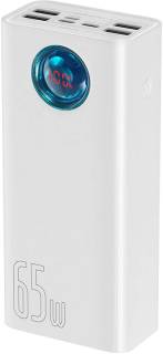 Павербанк Baseus PowerBank Amblight Digital Display Quick Charge 30000mAh 65W White PPLG-A02