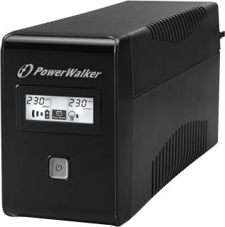 ИБП PowerWalker VI 850 LCD FR Tower VI 850 SH FR