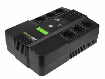 ИБП GreenCell Power Supply UPS AiO 600VA 360W with LCD Display (UPS06)